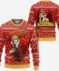 Keigo Takami Hawks Ugly Christmas Sweater My Hero Academia Xmas VA10 - 1 - GearAnime
