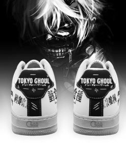Ken Kaneki Air Force Shoes Tokyo Ghoul Anime Custom Shoes PT10 - 3 - GearAnime
