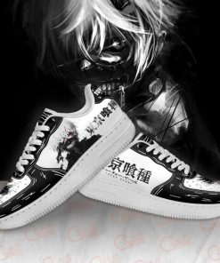 Ken Kaneki Air Force Shoes Tokyo Ghoul Anime Custom Shoes PT10 - 4 - GearAnime