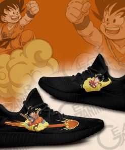 Kid Goku Chico Yzy Shoes Dragon Ball Anime Custom Shoes TT10 - 2 - GearAnime