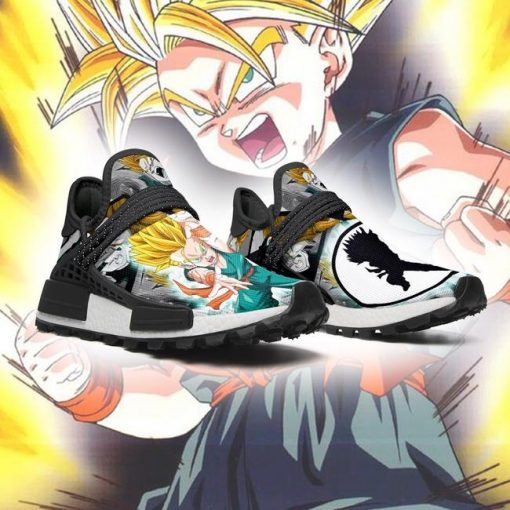 Kid Trunks Super Saiyan NMD Shoes Dragon Ball Z Anime Sneakers - 3 - GearAnime