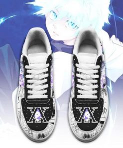 Killua Air Force Sneakers Custom Hunter X Hunter Anime Shoes Fan PT05 - 2 - GearAnime