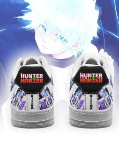 Killua Air Force Sneakers Custom Hunter X Hunter Anime Shoes Fan PT05 - 3 - GearAnime