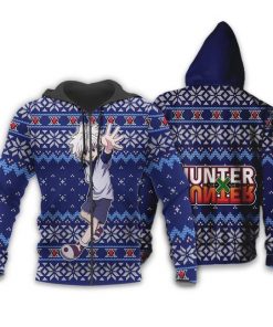 Killua Ugly Christmas Sweater Hunter X Hunter Anime Xmas Gift Custom Clothes - 2 - GearAnime