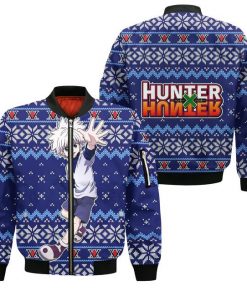 Killua Ugly Christmas Sweater Hunter X Hunter Anime Xmas Gift Custom Clothes - 4 - GearAnime