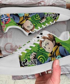 King Skate Shoes The Seven Deadly Sins Anime Custom Sneakers PN10 - 2 - GearAnime