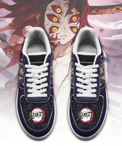 Kokushibou Air Force Sneakers Custom Demon Slayer Anime Shoes Fan PT05 - 2 - GearAnime