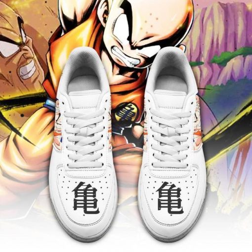 Krillin Air Force Sneakers Custom Dragon Ball Z Anime Shoes PT04 - 2 - GearAnime
