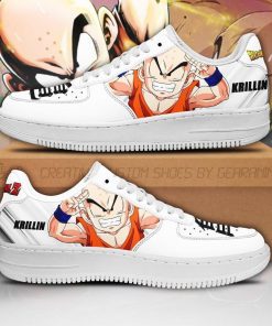 Krillin Air Force Sneakers Custom Dragon Ball Z Anime Shoes PT04 - 1 - GearAnime