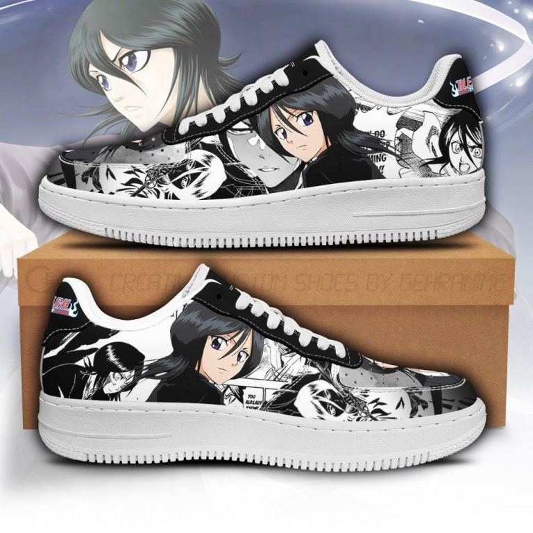 Kuchiki Rukia Air Force Sneakers Bleach Anime Shoes Fan Gift Idea PT05 ...