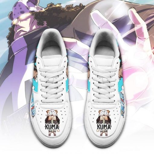 Kuma Air Force Sneakers Custom One Piece Anime Shoes Fan PT04 - 2 - GearAnime