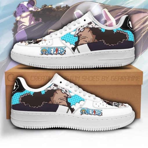 Kuma Air Force Sneakers Custom One Piece Anime Shoes Fan PT04 - 1 - GearAnime