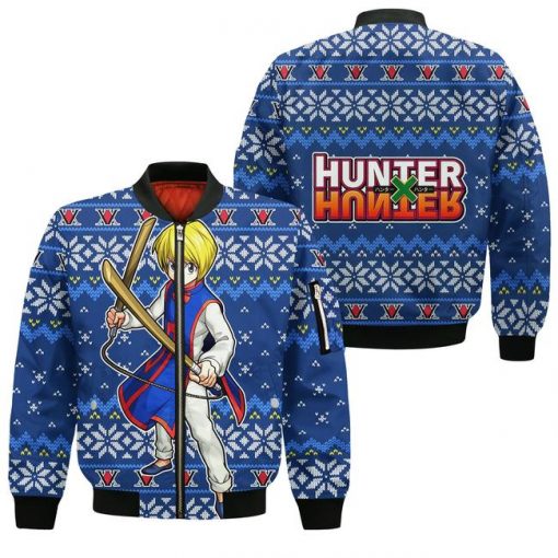 Kurapika Ugly Christmas Sweater Hunter X Hunter Anime Xmas Gift Custom Clothes - 4 - GearAnime