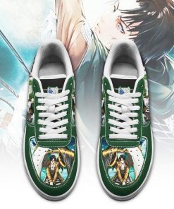 Levi Ackerman Attack On Titan Air Force Sneakers AOT Anime Shoes - 2 - GearAnime