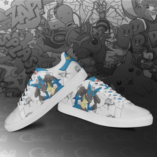 Lucario Skate Shoes Pokemon Custom Anime Shoes PN11 - 3 - GearAnime