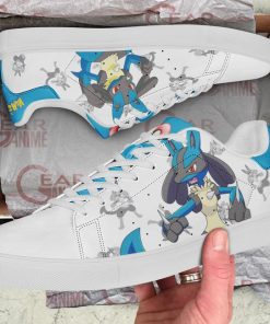Lucario Skate Shoes Pokemon Custom Anime Shoes PN11 - 2 - GearAnime