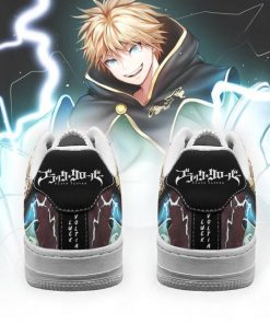 Luck Voltia Air Force Sneakers Black Bull Knight Black Clover Anime Shoes - 3 - GearAnime