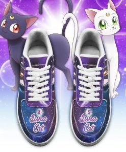 Luna Cat Air Force Sneakers Sailor Moon Anime Shoes Fan Gift PT04 - 2 - GearAnime