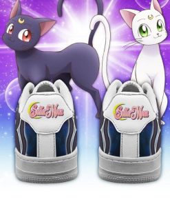 Luna Cat Air Force Sneakers Sailor Moon Anime Shoes Fan Gift PT04 - 3 - GearAnime