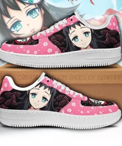 Makomo Air Force Sneakers Custom Demon Slayer Anime Shoes Fan PT05 - 1 - GearAnime