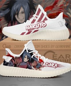 Uchiha Madara Yzy Shoes Naruto Custom Anime Sneakers TT10 - 1 - GearAnime