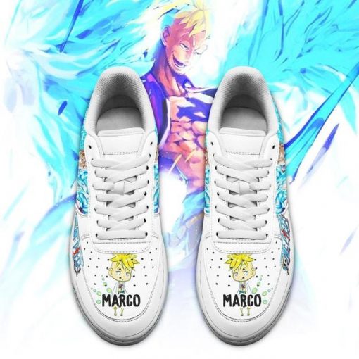 Marco Air Force Sneakers Custom One Piece Anime Shoes Fan PT04 - 2 - GearAnime
