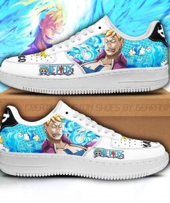Marco Air Force Sneakers Custom One Piece Anime Shoes Fan PT04 - 1 - GearAnime