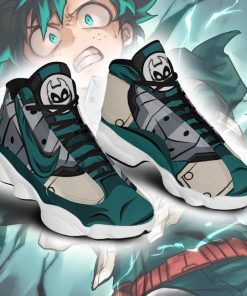 MHA Deku Jordan 13 Shoes My Hero Academia Anime Sneakers - 3 - GearAnime