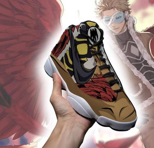 MHA Hawks Jordan 13 Shoes My Hero Academia Anime Sneakers - 2 - GearAnime