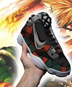 MHA Kacchan Jordan 13 Shoes My Hero Academia Anime Sneakers - 2 - GearAnime