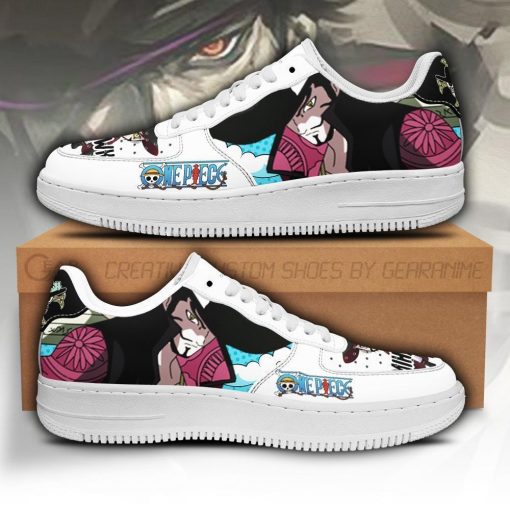 Mihawk Air Force Sneakers Custom One Piece Anime Shoes Fan PT04 - 1 - GearAnime