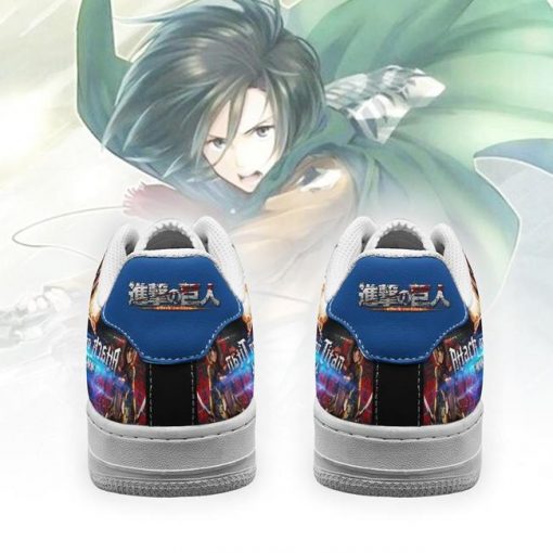 Mikasa Ackerman Attack On Titan Air Force Sneakers AOT Anime Shoes - 3 - GearAnime