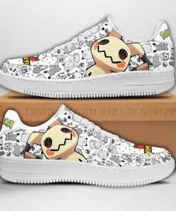 Mimikyu Air Force Sneakers Pokemon Shoes Fan Gift Idea PT04 - 1 - GearAnime