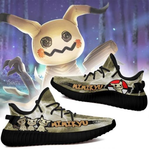 Mimikyu Yzy Shoes Pokemon Anime Sneakers Fan Gift Idea TT04 - 2 - GearAnime