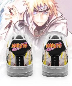 Minato Namikaze Air Force Sneakers Custom Shoes Naruto Anime Shoes Leather - 3 - GearAnime