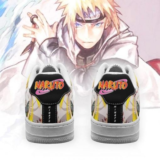 Minato Namikaze Air Force Sneakers Custom Shoes Naruto Anime Shoes Leather - 3 - GearAnime
