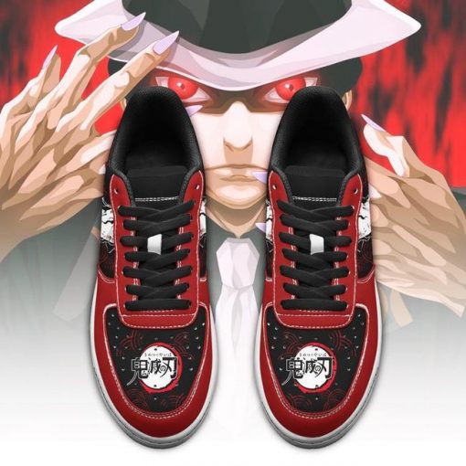 Muzan Air Force Sneakers Custom Demon Slayer Anime Shoes Fan PT05 - 2 - GearAnime
