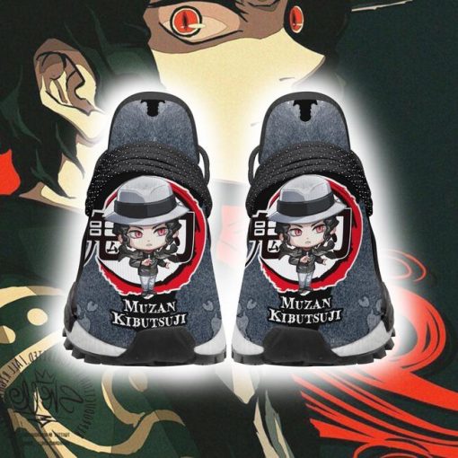 Muzan Kibutsuji NMD Shoes Custom Demon Slayer Anime Sneakers - 2 - GearAnime
