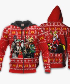 My Hero Academia Ugly Christmas Sweater Santa Anime Xmas Gift VA09 - 2 - GearAnime