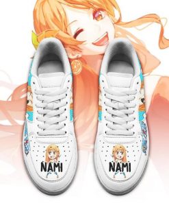 Nami Air Force Sneakers Custom One Piece Anime Shoes Fan PT04 - 2 - GearAnime