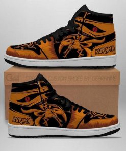 Naruto Kurama Shoes Symbol Costume Boots Naruto Anime Jordan Sneakers - 2 - GearAnime
