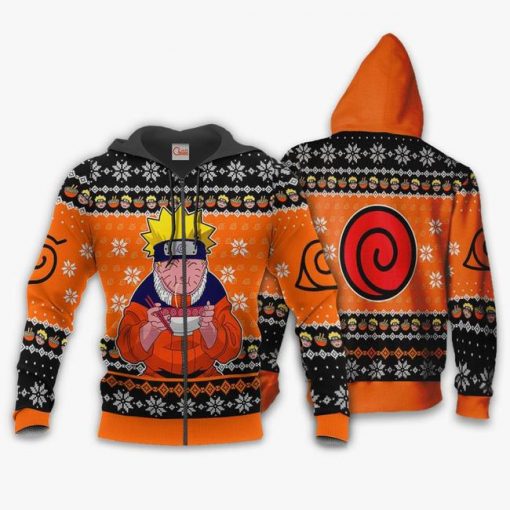 Naruto Ramen Ugly Christmas Sweater Naruto Custom Anime Shirt VA10 - 2 - GearAnime