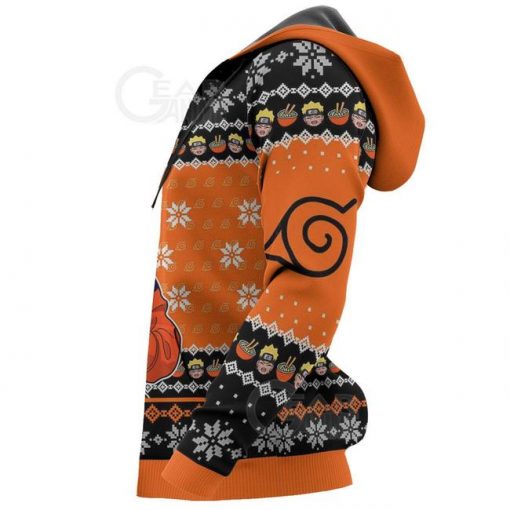 Naruto Ramen Ugly Christmas Sweater Naruto Custom Anime Shirt VA10 - 5 - GearAnime