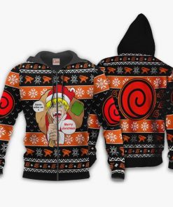 Naruto Ugly Christmas Sweater Badge Uzumaki Clan Custom Xmas Gift VA09 - 2 - GearAnime