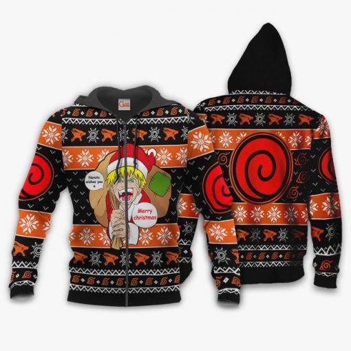 Naruto Ugly Christmas Sweater Badge Uzumaki Clan Custom Xmas Gift VA09 - 2 - GearAnime