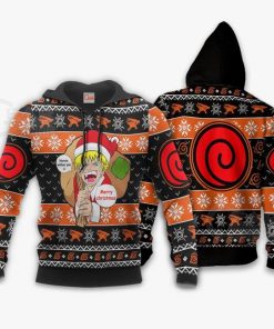Naruto Ugly Christmas Sweater Badge Uzumaki Clan Custom Xmas Gift VA09 - 3 - GearAnime
