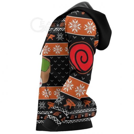 Naruto Ugly Christmas Sweater Badge Uzumaki Clan Custom Xmas Gift VA09 - 5 - GearAnime