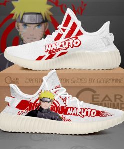 Uzumaki Naruto Yzy Shoes Kurama Seal Custom Anime Shoes TT10 - 1 - GearAnime
