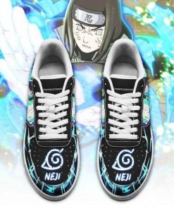 Neji Hyuga Air Force Sneakers Custom Naruto Anime Shoes Leather - 2 - GearAnime