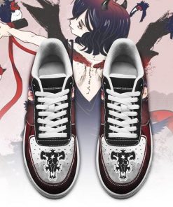 Nero Air Force Sneakers Black Bull Knight Black Clover Anime Shoes - 2 - GearAnime